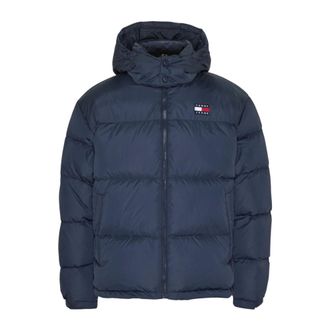Tommy Jeans Down Jackets, male, Blue, 2XL, Down Parka Jacket Blue