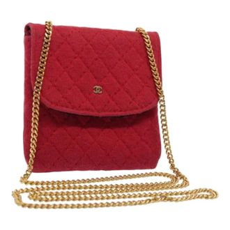 Chanel Pre-owned Cross Body Bags, female, Red, Size: ONE SIZE Pre-owned Vintage Crossbody Bag