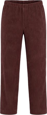 Homme Pliss&eacute; Issey Miyake Grey Pleated Polyester Cropped Pants