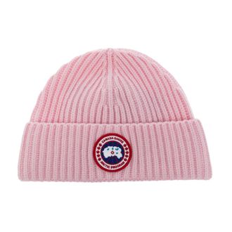 Canada Goose Cashmere Blend Rib Toque - unisex - Accessoires - Roze - Maat: ONE Size Kasjmier