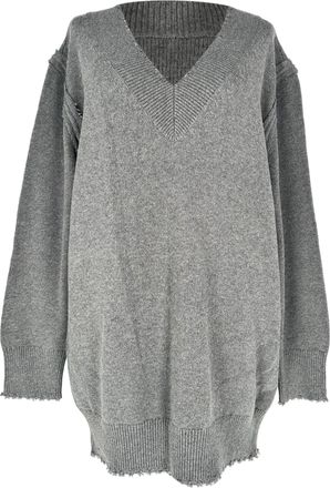 Alexander Wang Alexander Wand Oversized Sweatshirt in Grey Cotton