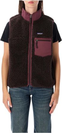 Patagonia Fitness, Dames, Bruin, XS, Polyester, Classic Retro-X Fleece Vest