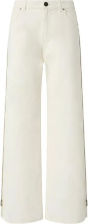 Pinko Jeans con zip - Bianco