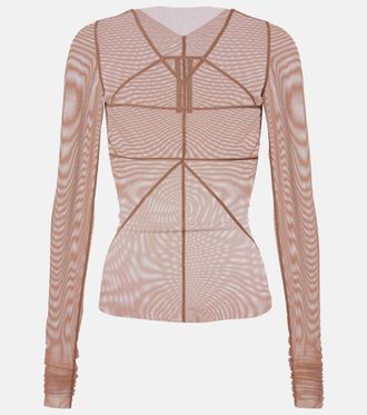 Rick Owens Top Temple de tul