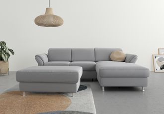Sit&more Ecksofa »Apulia L-Form« wahlweise Bettfunktion, Bettkasten und Kopf- und Armteilverstellung