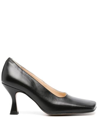 Souliers Martinez Rosana 80mm leather pumps - Black