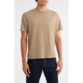 Frame Denim Logo Cotton T-Shirt in Latte Brown at Nordstrom Rack, Size Small