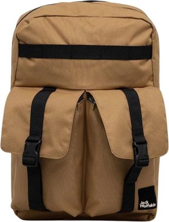Jack Wolfskin Rugzak met logo-detail - unisex - Rugtassen - Groen - ONE Size - Wol - Fitness
