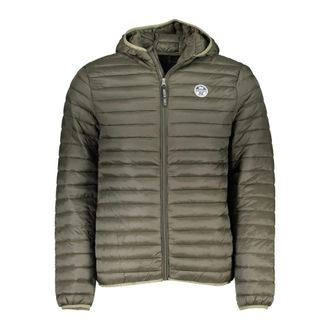 North Sails Jas met lange mouwen en capuchon - Heren - Winterjassen - Groen - 2XL - Jassen