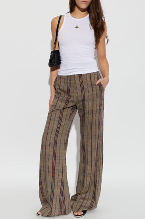 Vivienne Westwood Wide-leg Trousers, Womens, Brown