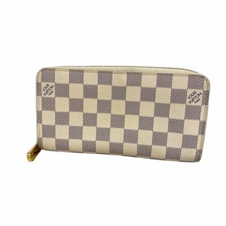 Louis Vuitton White Long Wallet (Bi-Fold) (Pre-Owned)