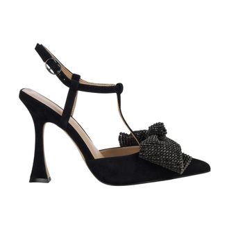 Alma En Pena Scarpa con Tacco a Spillo e Fiocco - - Shoes - Donna - Nero - 39 EU