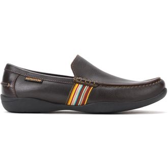 Mephisto Idris Leren Loafer - Donkerbruin - Heren - Loafers - Bruin - 40 1/2 EU - Leer - Schoenen