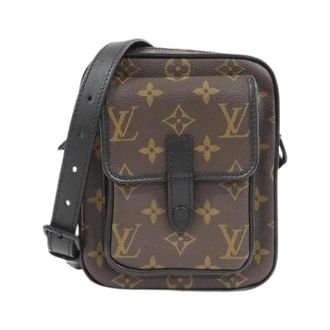 Louis Vuitton Pre-owned Christopher Monogram Macassar Schoudertas - Heren - Pre-owned - Bruin - Maat: ONE Size