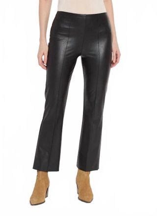 Lyss&eacute; Elysse Vegan Leather Ankle Pant In Black