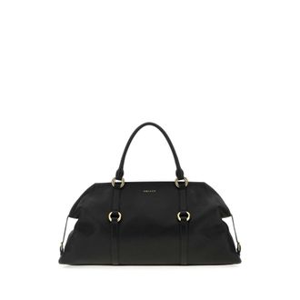 Alexander McQueen Alexander Mcqueen Black Leather Farringdon Maxi Handbag