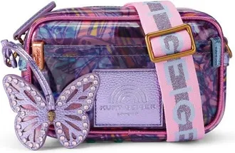 Kurt Geiger Small Southbank Vinyl Clear Camera Crossbody Bag in Light/pastel Purple at Nordstrom