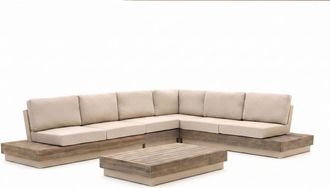 Bellagio la vita attrattiva Bellagio Pilago hoek loungeset 5-delig 6-zits