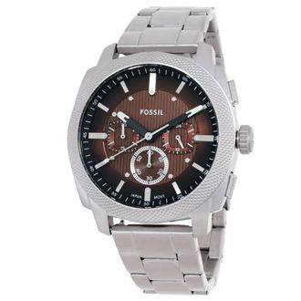 Fossil Machine Chronograph Quartz Brown Dial Mens Watch FS6144