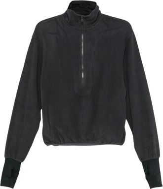 Entire studios Sweatshirt - Dames - Fleece jassen - Zwart - S - Polyester - Fitness
