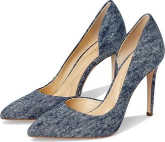 Jessica Simpson Prizma Dorsay Pumps Womens Shoes Shadow Blue : 6.5 M, Faux Leather