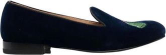 Scarosso Daisy Loafer - Dames - Loafers - Blauw - 35 EU - Leer - Schoenen