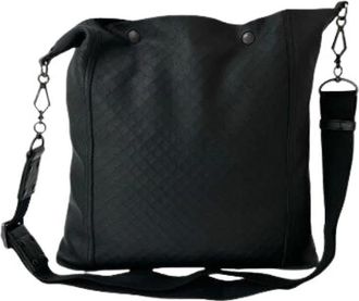 Bottega Veneta Pre-owned Leather Crossbody Tas - Dames - Vintage Schoudertas - Zwart - ONE Size - Leer - Vintage