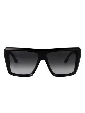 Victoria Beckham geometric-frame sunglasses - Black