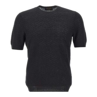 Gran Sasso Jumpers Black - male - Gran Sasso - Round-neck Knitwear - Black - 4XL - Knitwear