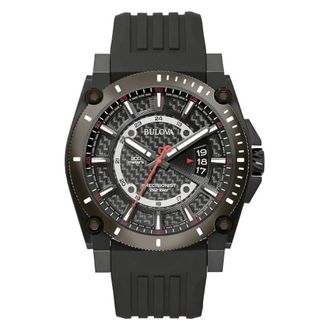 Bulova Icon High Performance Quartz Black Dial Mens Watch 98B417