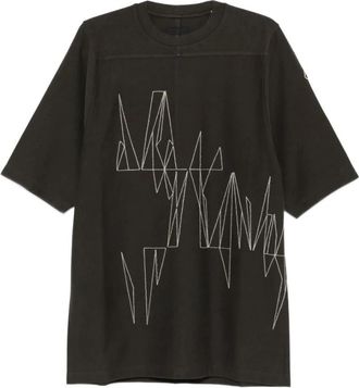 Moncler Jumbo T-Shirt - Heren - T-shirts - Bruin - S - Katoen - Tops