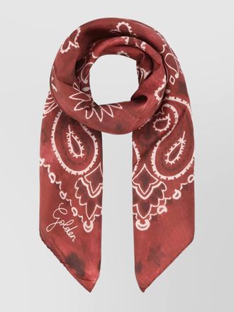 Golden Goose silk paisley-print square scarf