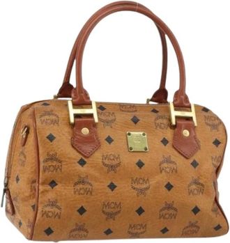 MCM Pre-owned Handbags, female, Brown, Size: ONE SIZE Pre-owned Hand Bag