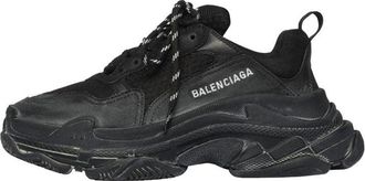 Balenciaga (WMNS) Balenciaga Triple S Distressed Black 531388W09O11000