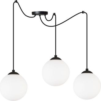 OEM L&aacute;mpara De Techo Colgante Spider Ball Negra Led 15cm