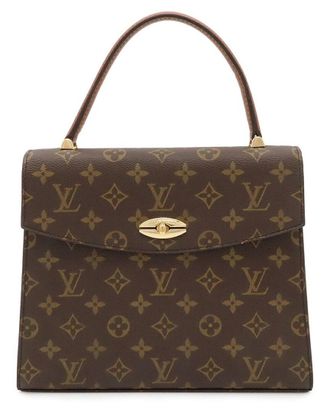 Louis Vuitton Brown Monogram Canvas Handbag (Authentic Pre-Loved)