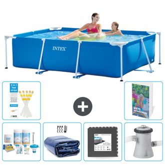 Intex Piscina Con Estructura Rectangular - 220x150x60 Cm - 7-piezas S59
