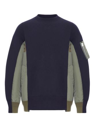 sacai Cotton Blend Sweatshirt