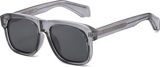 Generic Polarized Driving Mens Outdoor Sunglasses Vacation Beach Party Sun Glasses(Grey)