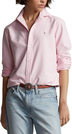 Ralph Lauren Klassiek oxford hemd met lange mouwen