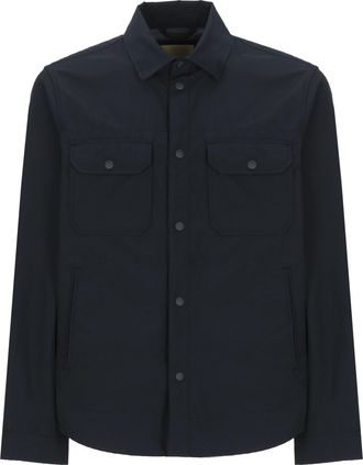 Woolrich Blue Light Ramar Cotton Casual Shirt