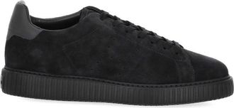Hogan Blue Suede Low-Top Sneakers