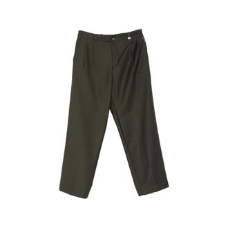 Myths Pleated-front Straight-leg Trousers
