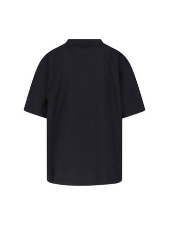 Balenciaga Womens T-Shirts And Polos Black Cotton