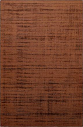 Homie Living Alfombra de pelo corto marrón terracota 80x150 cm