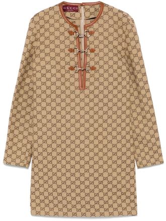 コート GUCCI SS25 Ivoryy wool blend coat (828240Z7APD 9854) Cream Wool coat with 'GG' pattern Gucci - Vitkac AS
