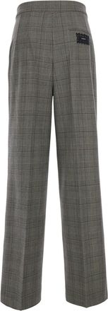 Pinko Womens Trousers Wool-Blend Grey Polyester