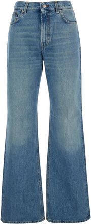 Haikure Blue Flared High Rise Jeans