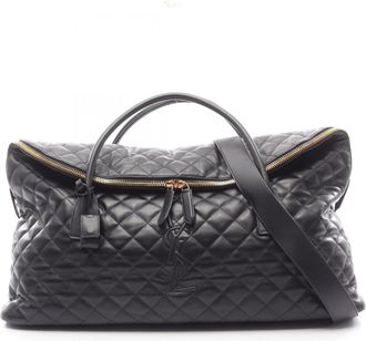 Saint Laurent Black Leather Boston Bag (Pre-Owned)