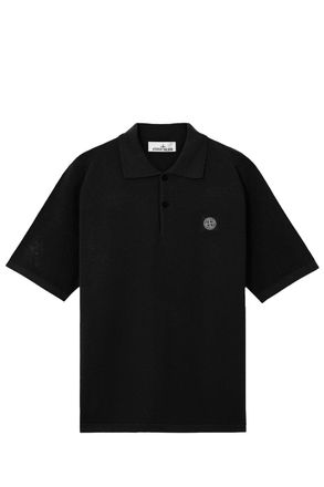 Stone Island S00B5 KNITTED POLO Size: XXL, colour: BLACK